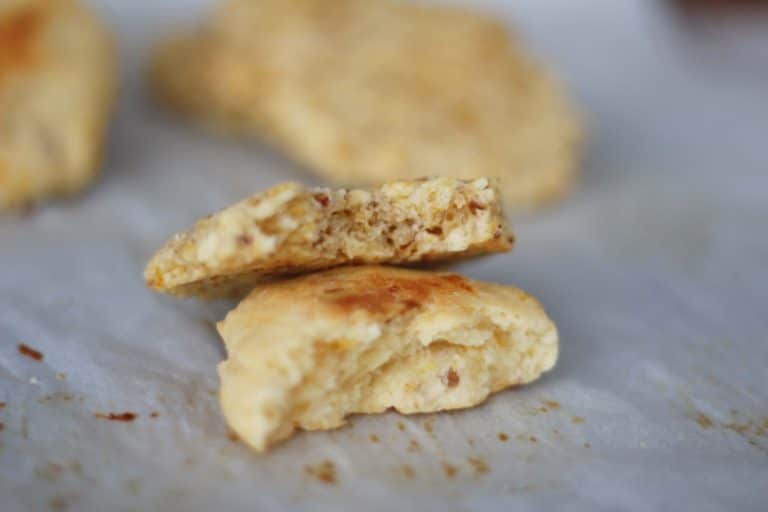 bolachas de pêssego com e sem chia