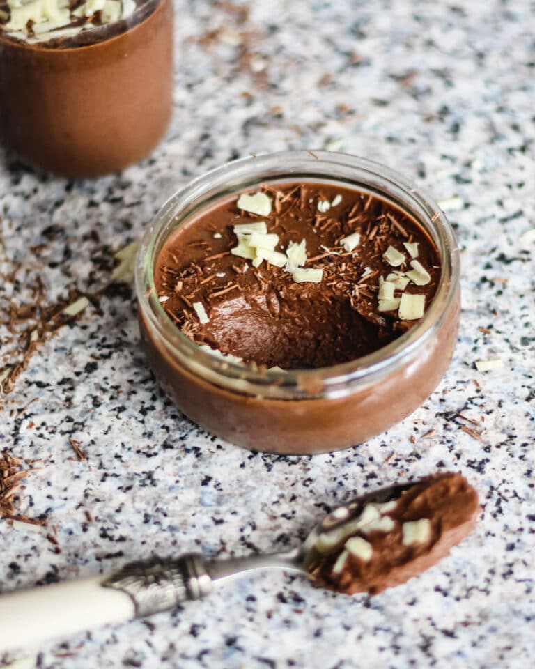 Pudim de chocolate falso saudável – vegan