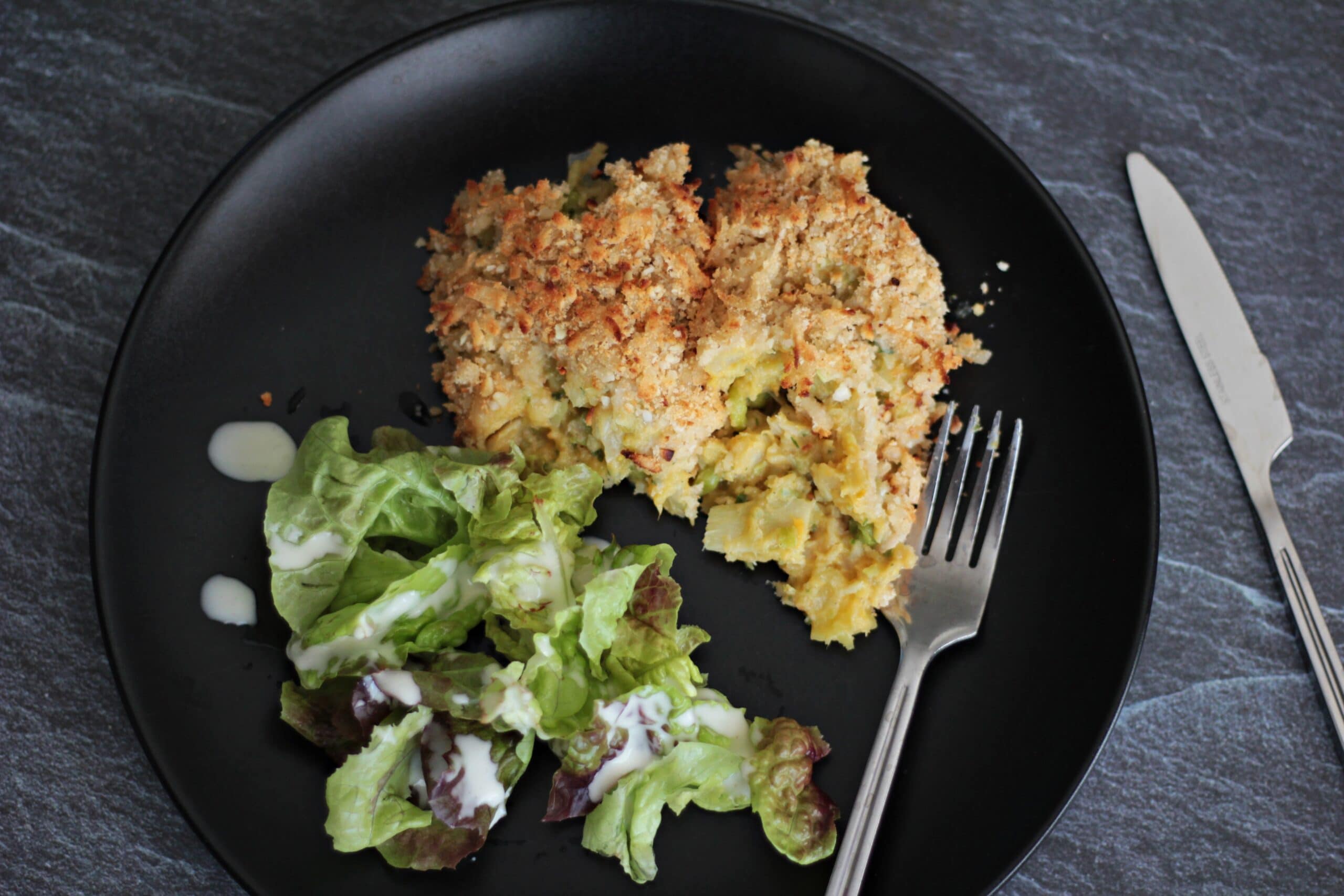 bacalhau com natas saudável