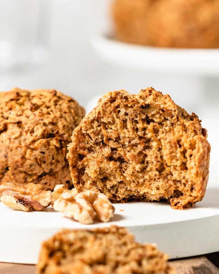 muffins de cenoura vegan e sem açúcar