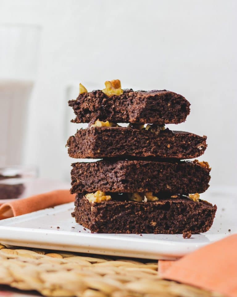 Brownies sem leite e sem ovos