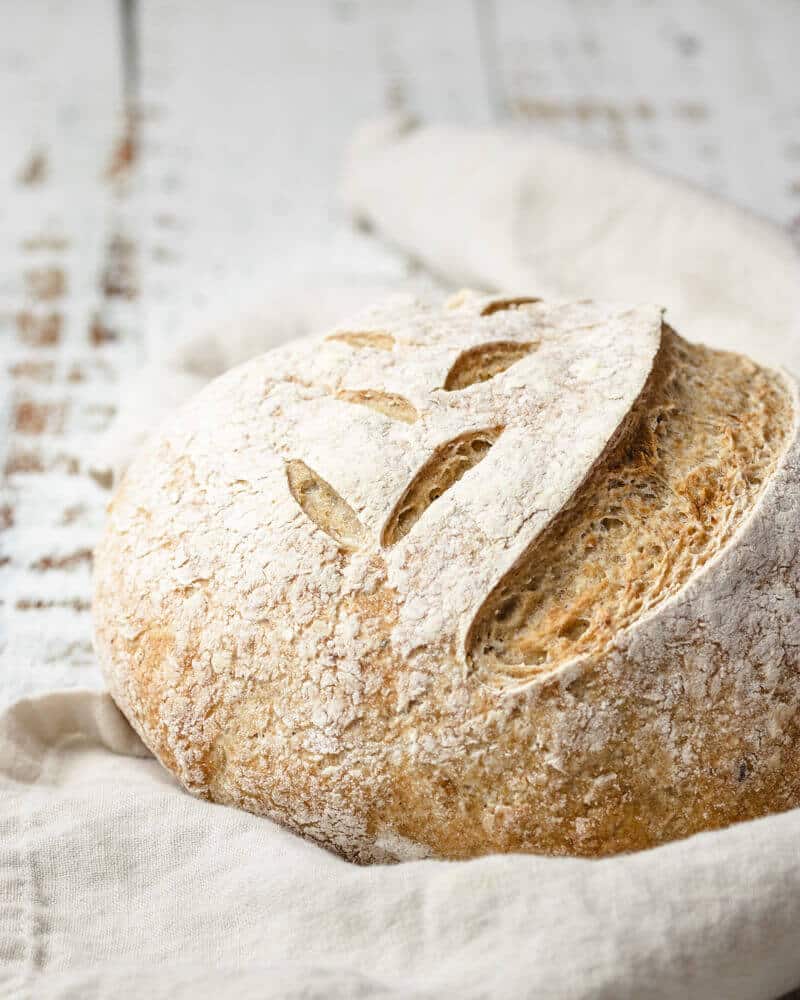 Pão sem glúten de fermentação natural