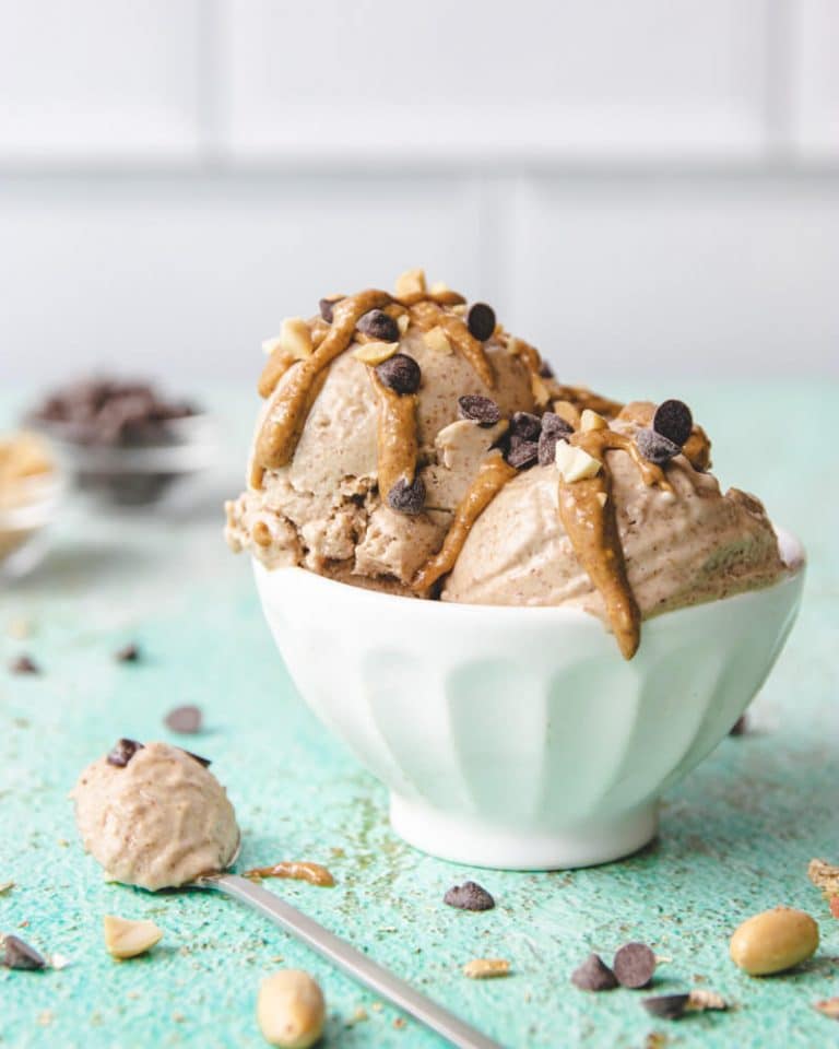 Gelado nice cream, banana amendoim -12Gelado nice cream de banana e amendoim