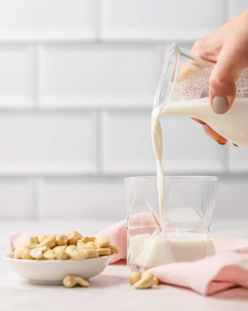 Leite - bebida vegetal de caju sem plv e vegan