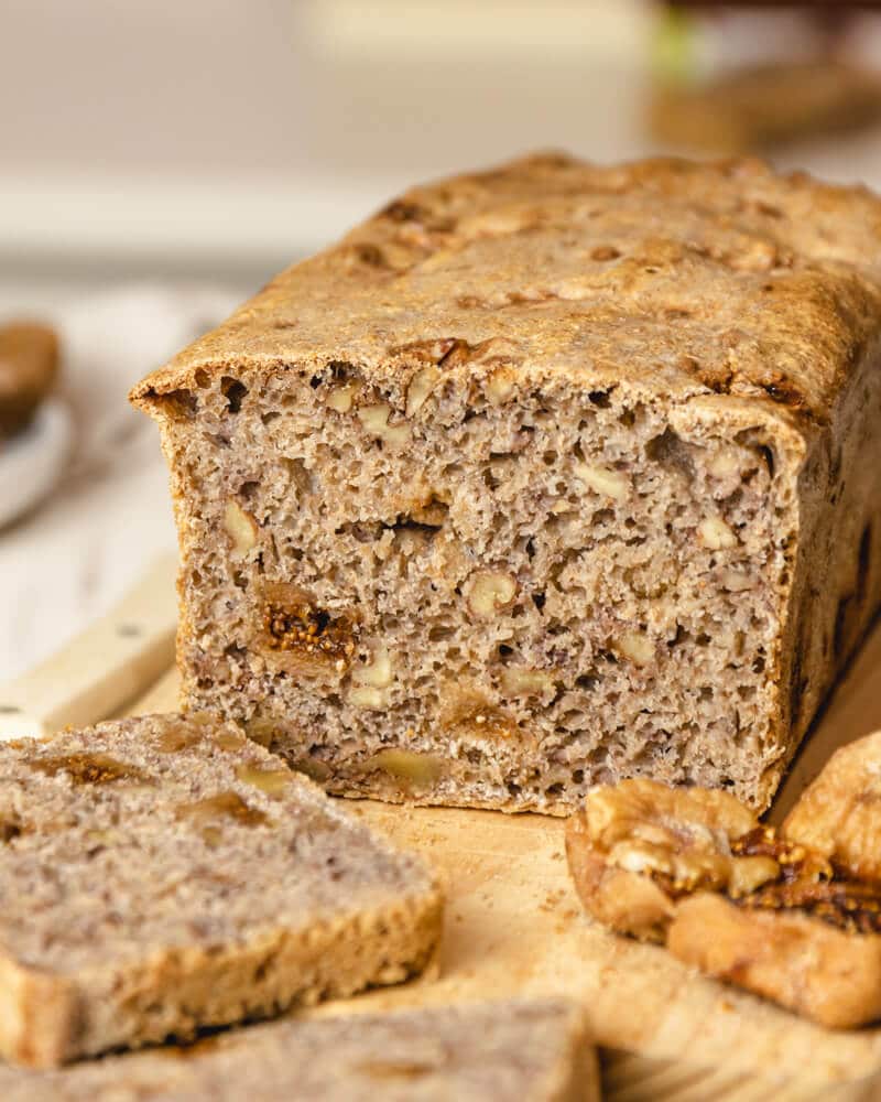 ão de figo e nozes de fermentação natural