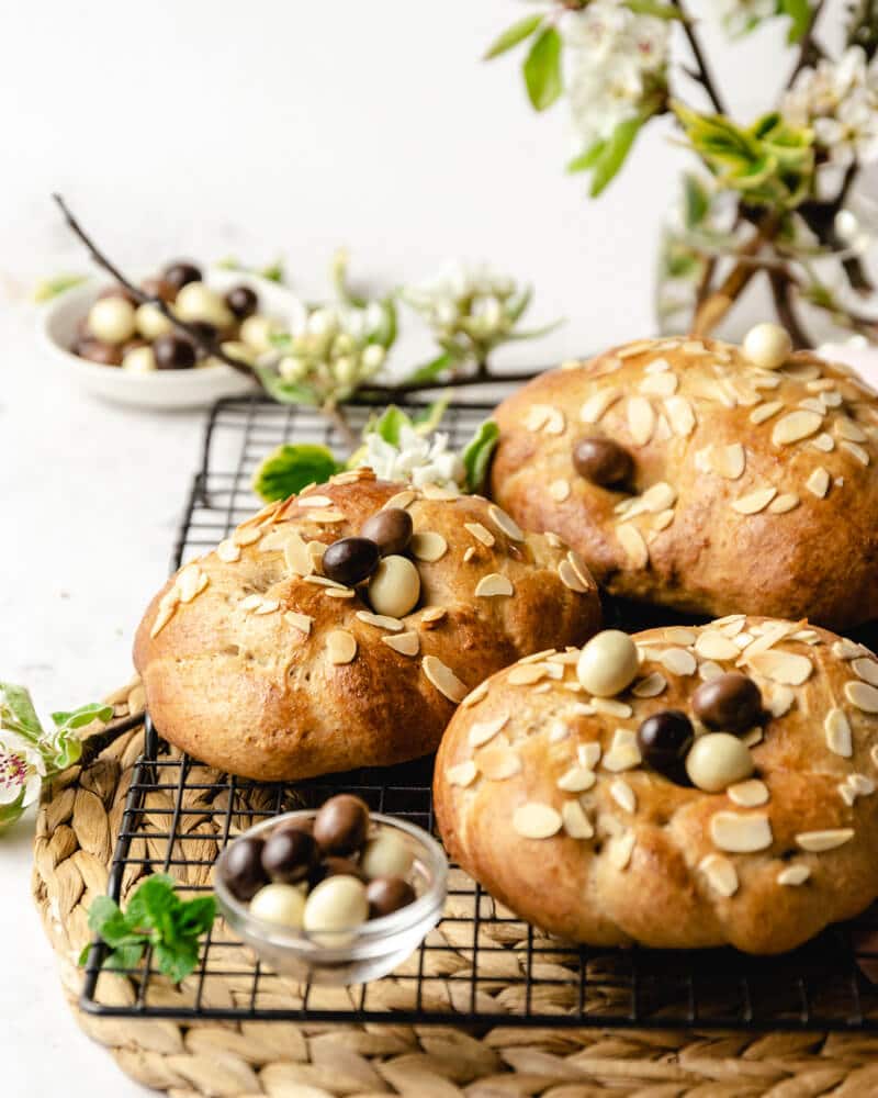 Folar da Páscoa vegan - sem plv e sem ovo