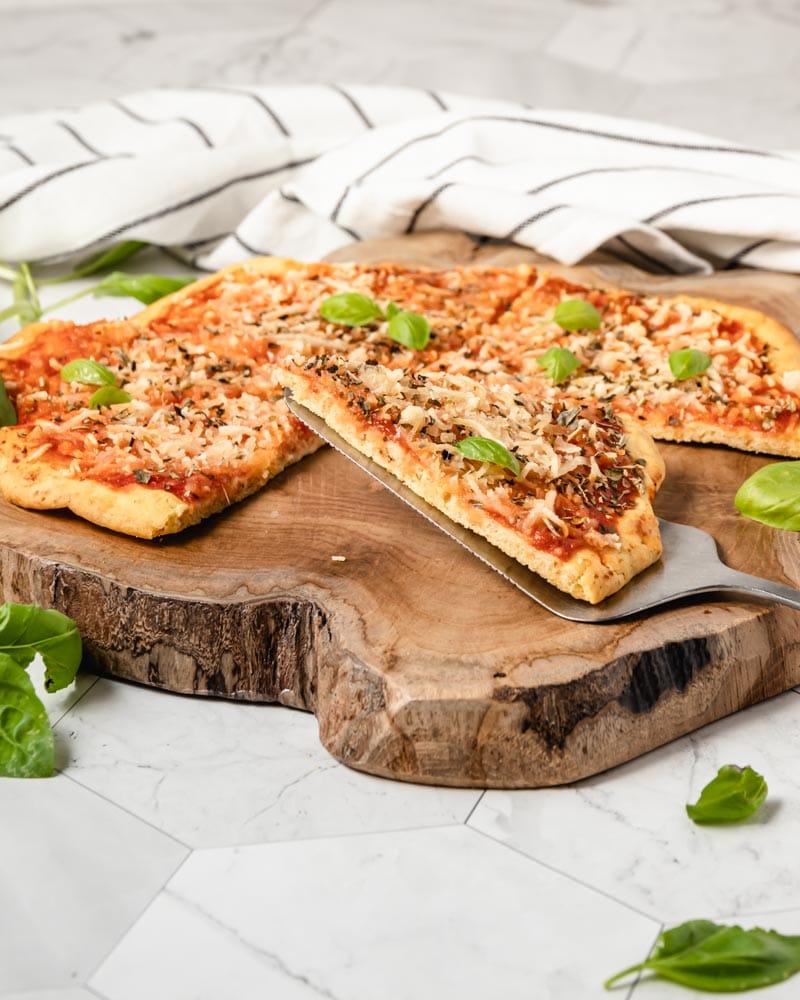 Base de pizza sem glúten com FIDU FOODS
