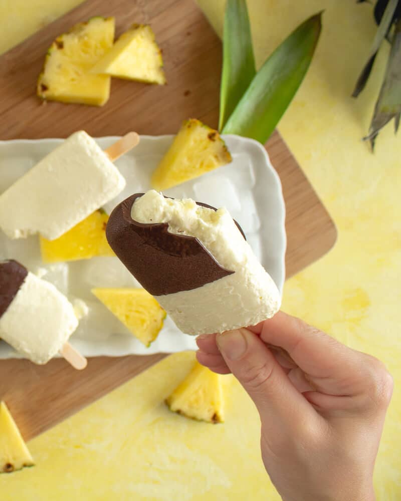 Gelado de pina colada