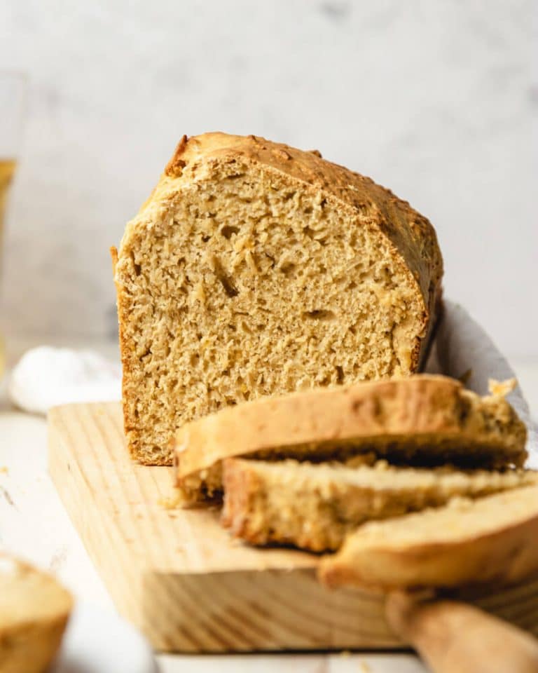 Pão de cerveja e mel sem levedar