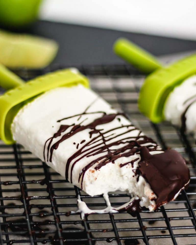 Gelado de coco e lima (sem leite, gluten e açúcar)