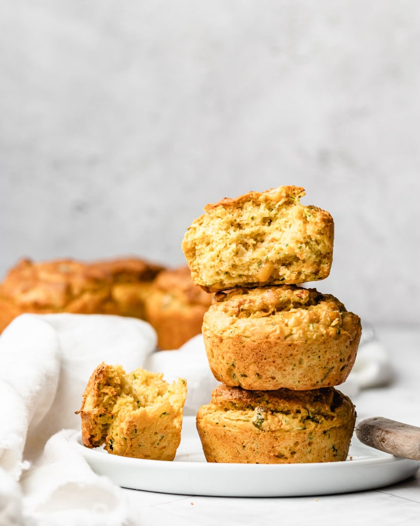 Muffins de vegetais sem glúten e vegan