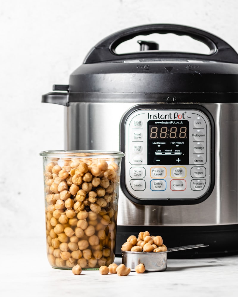 Como cozinhar grão-de-bico na Instant pot