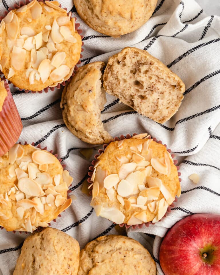 Muffins de maçã sem açúcar