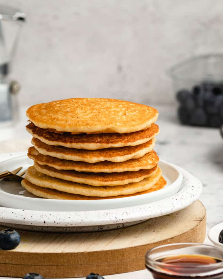 Panquecas sem açúcar vegan e sem glúten