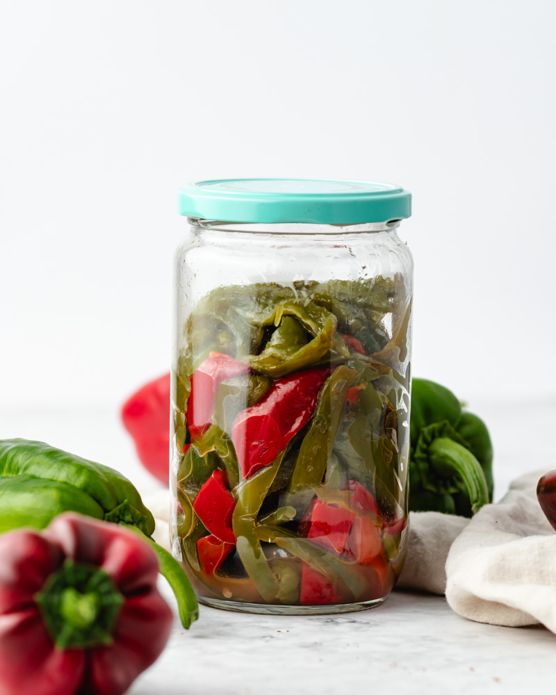 Pimentos assados na air fryer