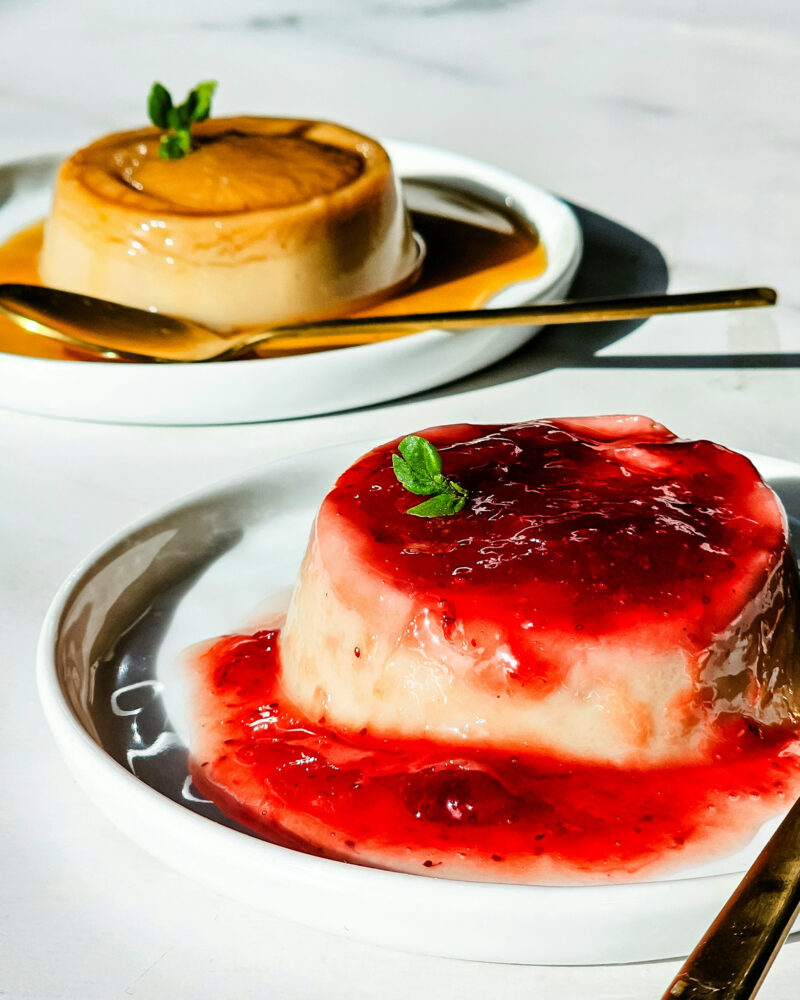 Panna cotta sem leite e sem ovo