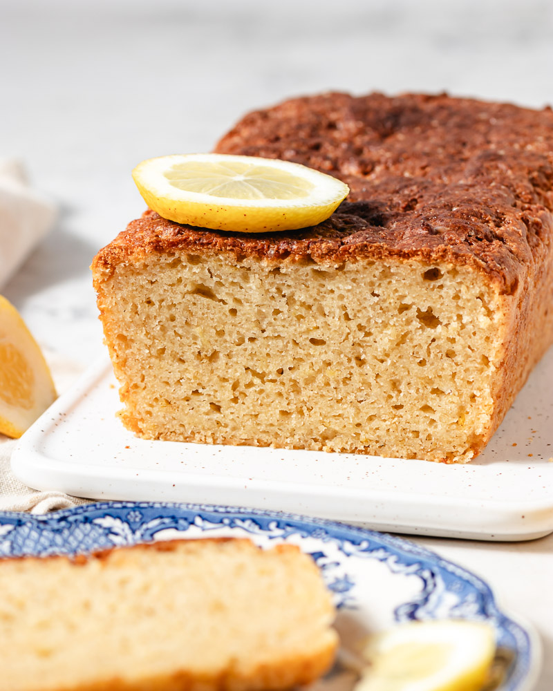 Pão de limão iogurte e azeite sem gluten nem ovos