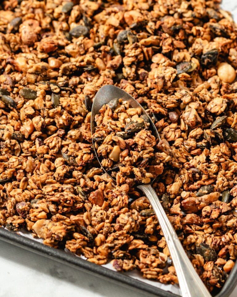 Granola salgada de fermentação natural